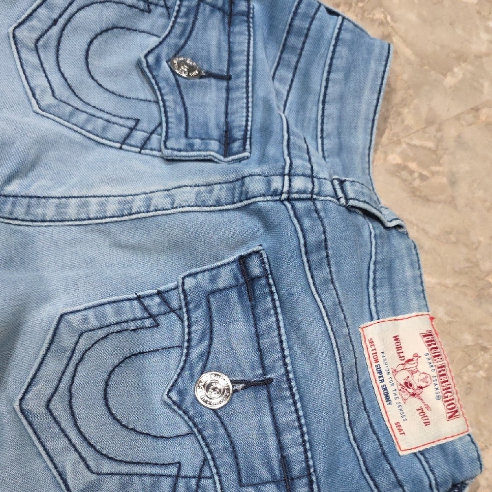 True Religion Light Blue Denim Pants